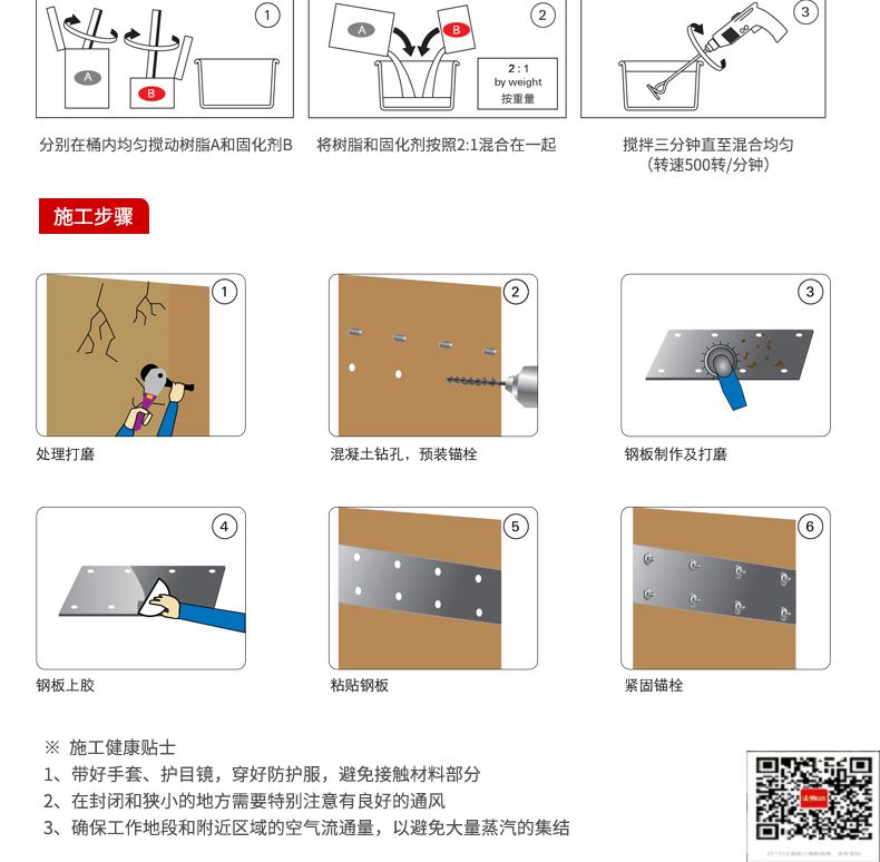 包钢洛川粘钢加固施工过程